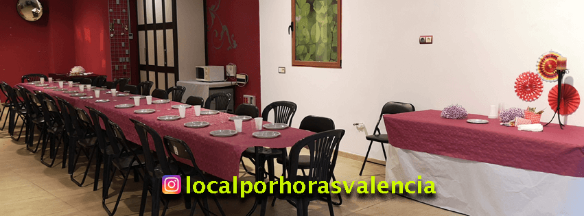 Local por horas Valencia para eventos y celebraciones